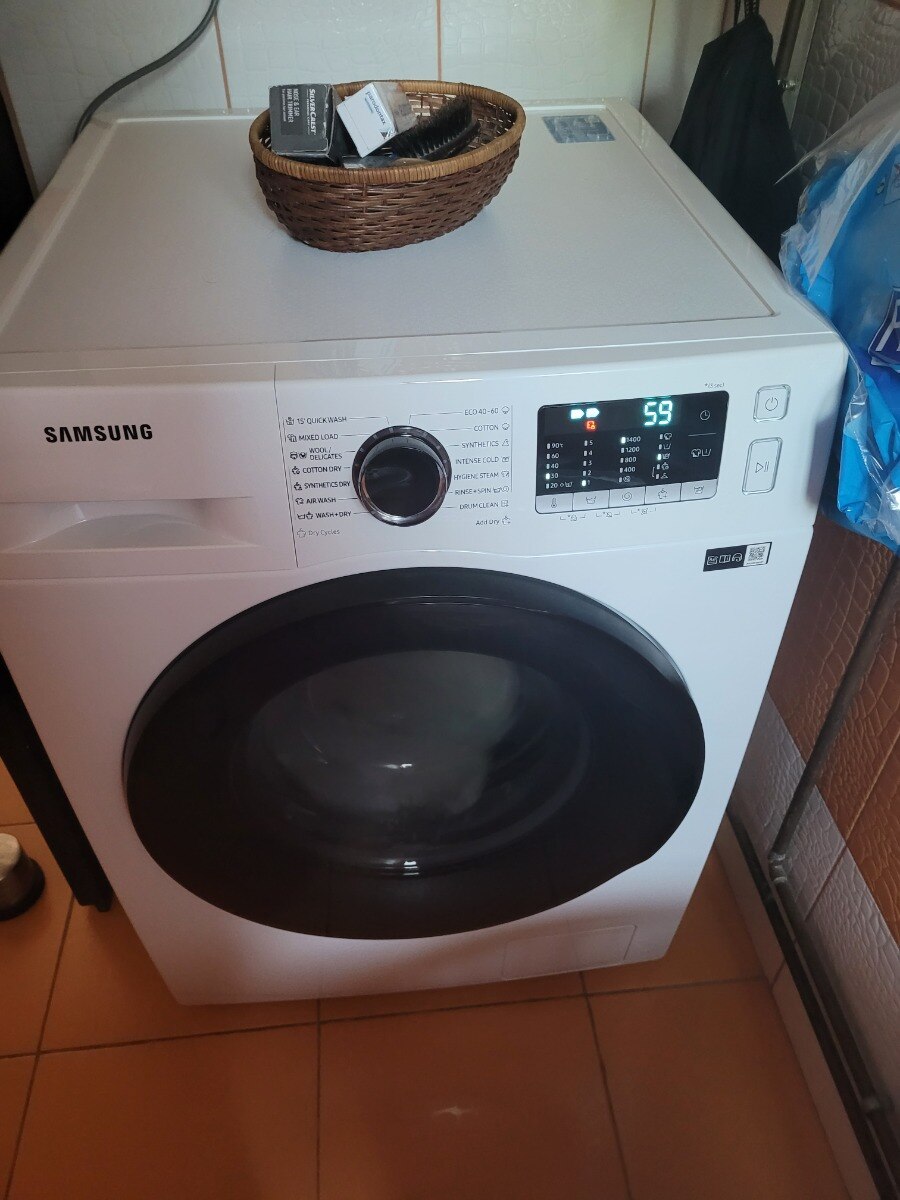 masina de spalat rufe cu uscator Samsung WD90TA046BE/LE ieftin Emag