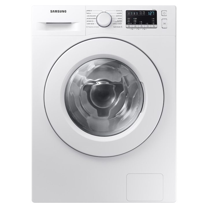 Masina de spalat rufe cu uscator Samsung WD80T4046EE/LE, 8 kg Spalare, 5 kg Uscare, 1400 RPM, Clasa C, Eco Bubble, Bubble Soak, Steam, Airwash, Motor Digital Inverter, Alb reducere