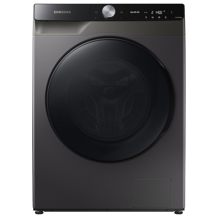 Masina de spalat rufe Samsung WW90T734DBX/S7, 9 kg, 1400 RPM, Clasa A, Quick Bubble, AI Control, Auto Dispenser, Steam, Super Speed 59, Motor Digital Inverter, Wifi, Inox reducere