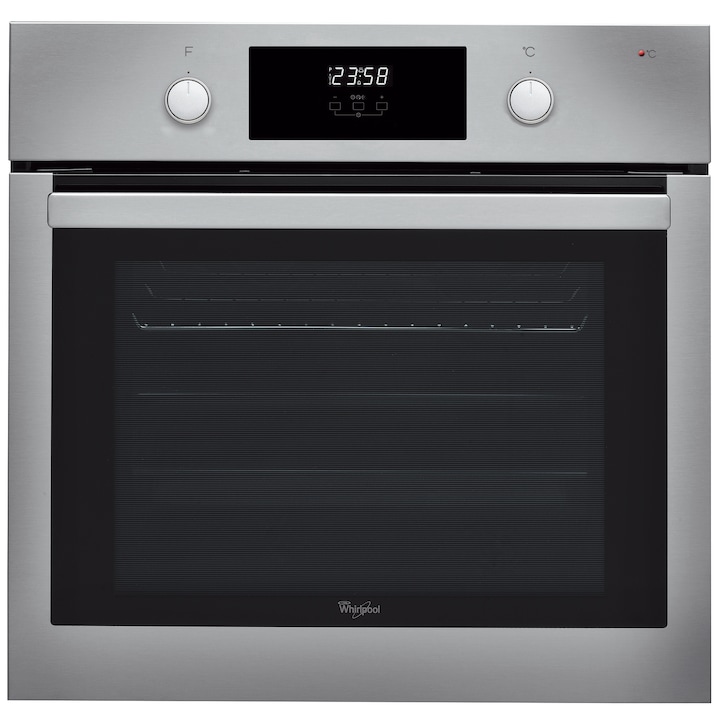 Cuptor incorporabil Whirlpool AKP 744 IX, Electric, Multifunctional, Smart Clean, 65 l, 5 functii, Clasa A, Inox antiamprenta reducere