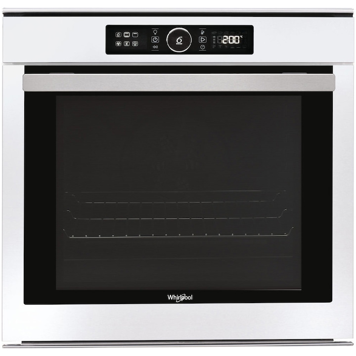 Cuptor incorporabil Whirlpool AKZM 8420 WH, Electric, 73 L, Multifunctional, Autocuratare hidroliza, Clasa A+, Alb reducere