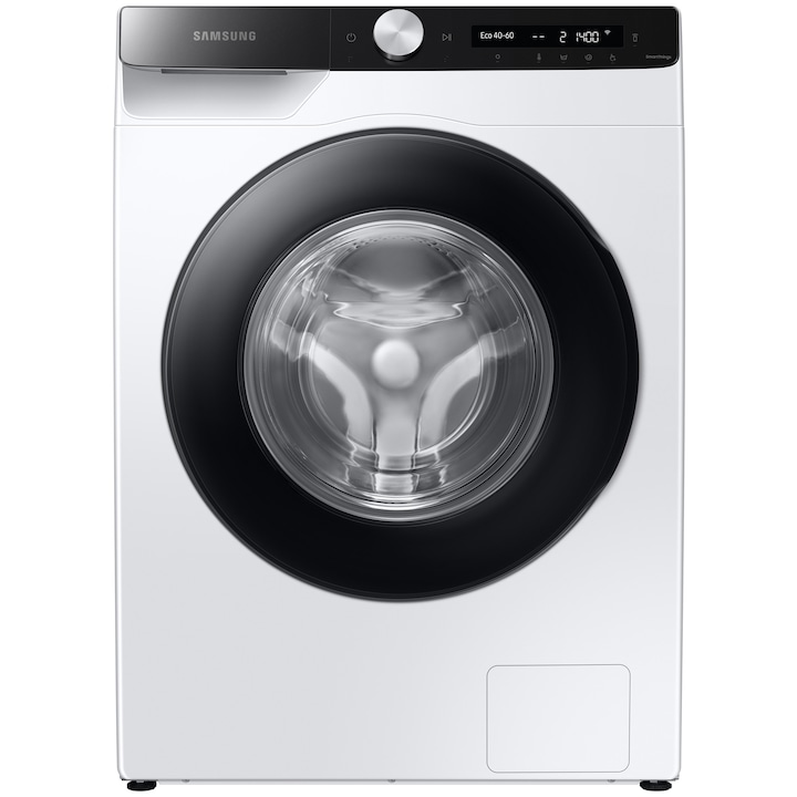 Masina de spalat rufe Samsung WW80T504DAE/S7, 8 kg, 1400 RPM, Clasa B, AI Control, Steam, Eco Bubble, Drum Clean, Motor Digital Inverter, Wifi, Alb reducere