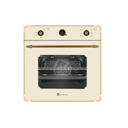 cuptor electric rustic Studio Casa,  FE660 Parma Glass Beige reducere Emag