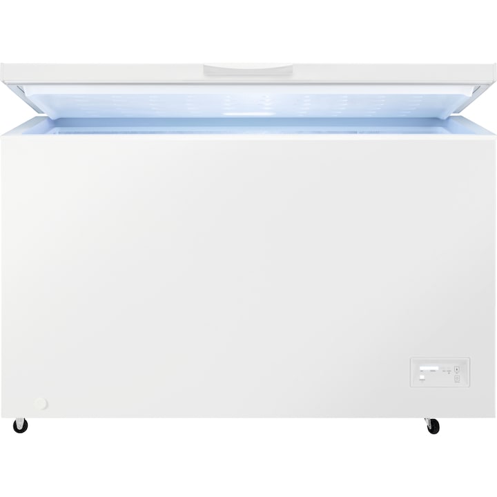 Lada frigorifica Zanussi ZCAN38FW1, 371 l, Control electronic, Clasa F, Alb reducere