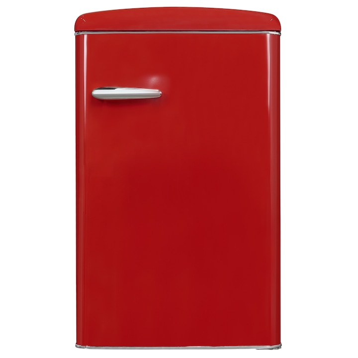 Frigider cu 1 usa RETRO Exquisit RKS120-VH-160F, Clasa F, 122L, dezghetare automata, rosu reducere