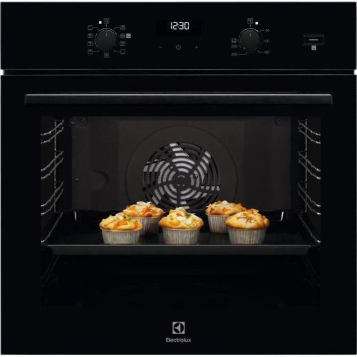Cuptor incorporabil Electrolux SteamBake EOD5C50Z, 72 l,9 Functii automate, Autocuratare Catalitica A, Negru reducere